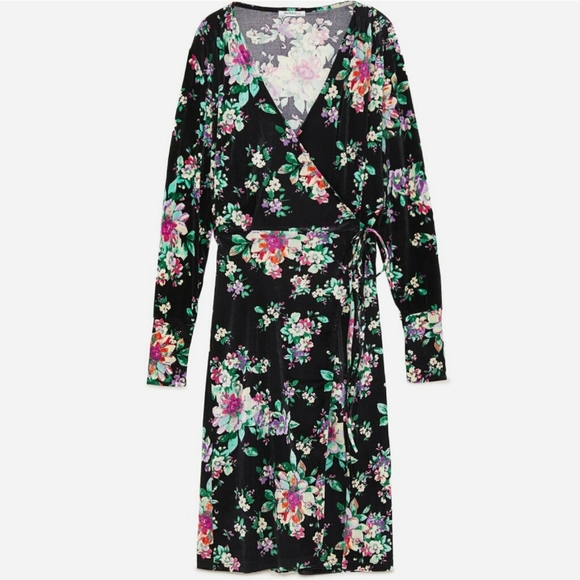 New! Zara Floral Dress With Flowers Zara Dress - Picture 4 of 7